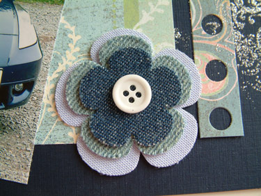 fabric flower