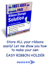 Easy Ribbon Storage-click here for more information