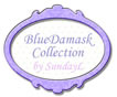 Blue Damask Collection by designer SundayL