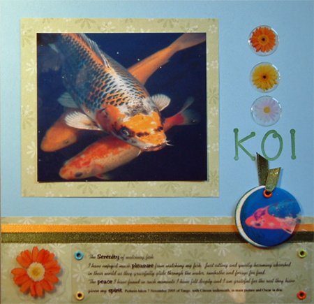 Finished page - Koi